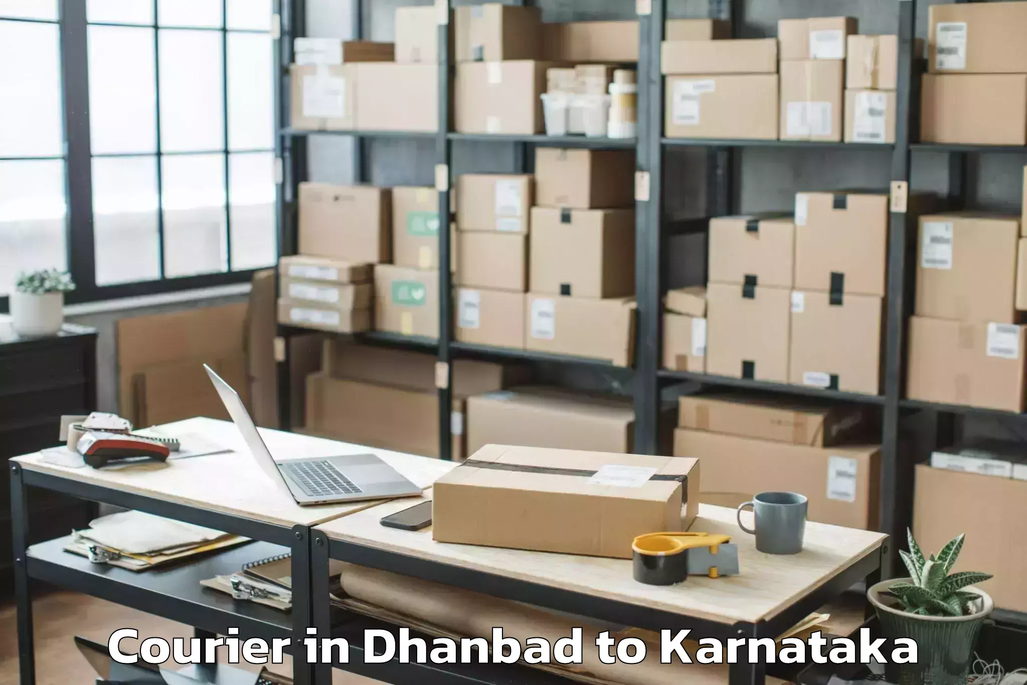 Dhanbad to Holesirigere Courier Booking